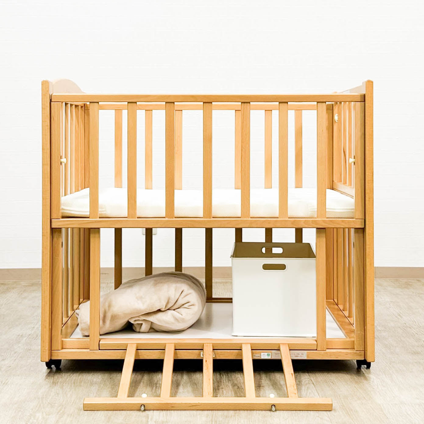 ヤマサキ ビーサイドMini ミニサイズ ロータイプ ツーオープン 添い寝