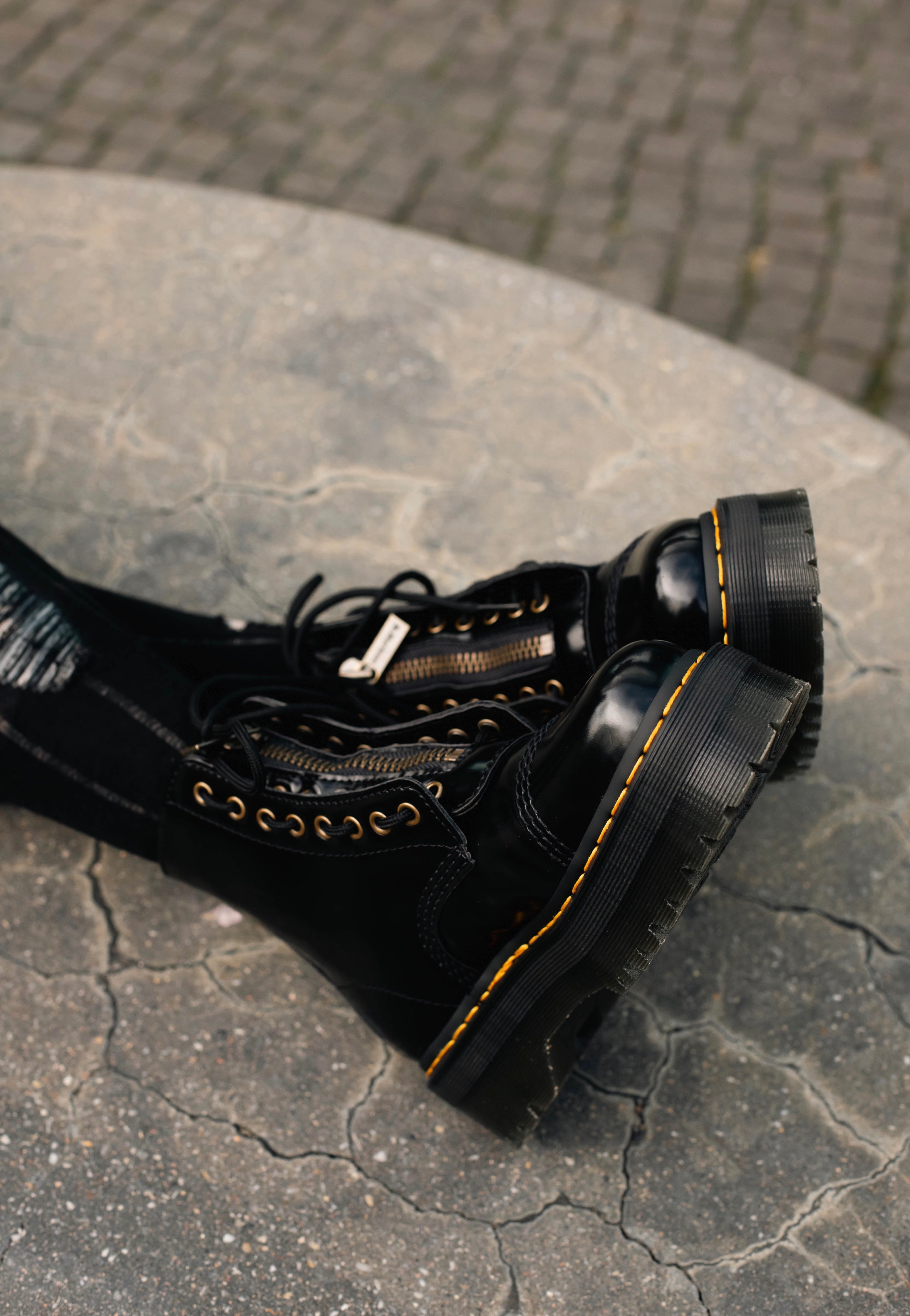 Dr. Martens - Vegan Sinclair Black Oxford - Girl Shoes | Nuclear Blast