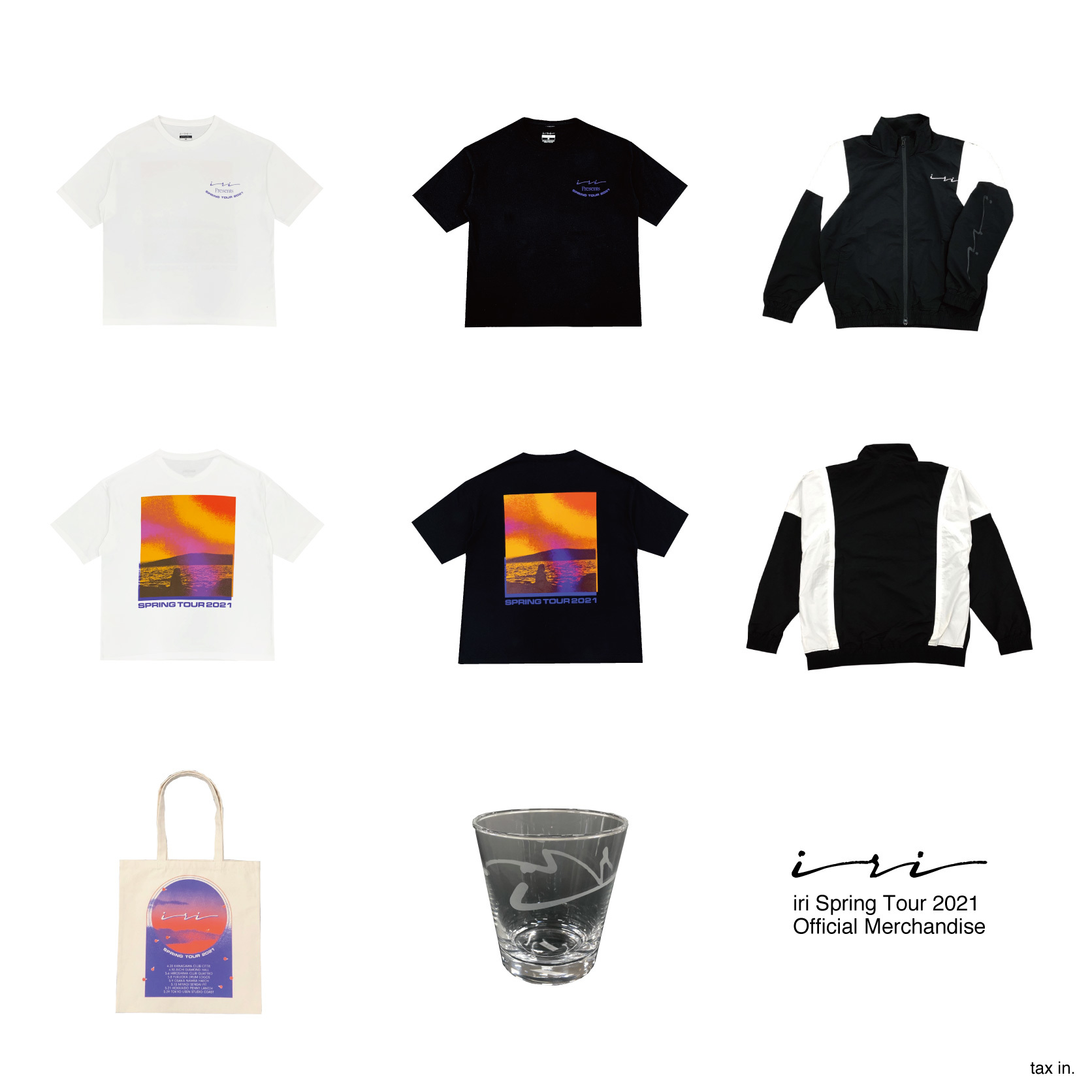 iri Spring Tour 2021のツアーグッズができました！[iri] | ニュース