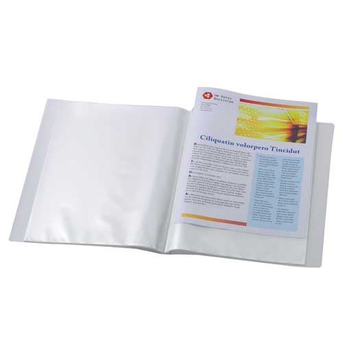 スマートオフィス】クリアーブック40P A4S青10冊 D048J-10BL スマート