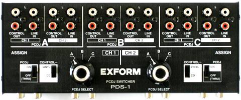 EXFORM PDS-1 PCDスイッチャー DJ機材 EXFORM PDS-1 EXFORM / PDS-1s PCDJ SWITCHER スイッチャー