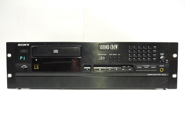 SONY - CDP-L3｜PA・音響機器レンタルのサウンドクルー