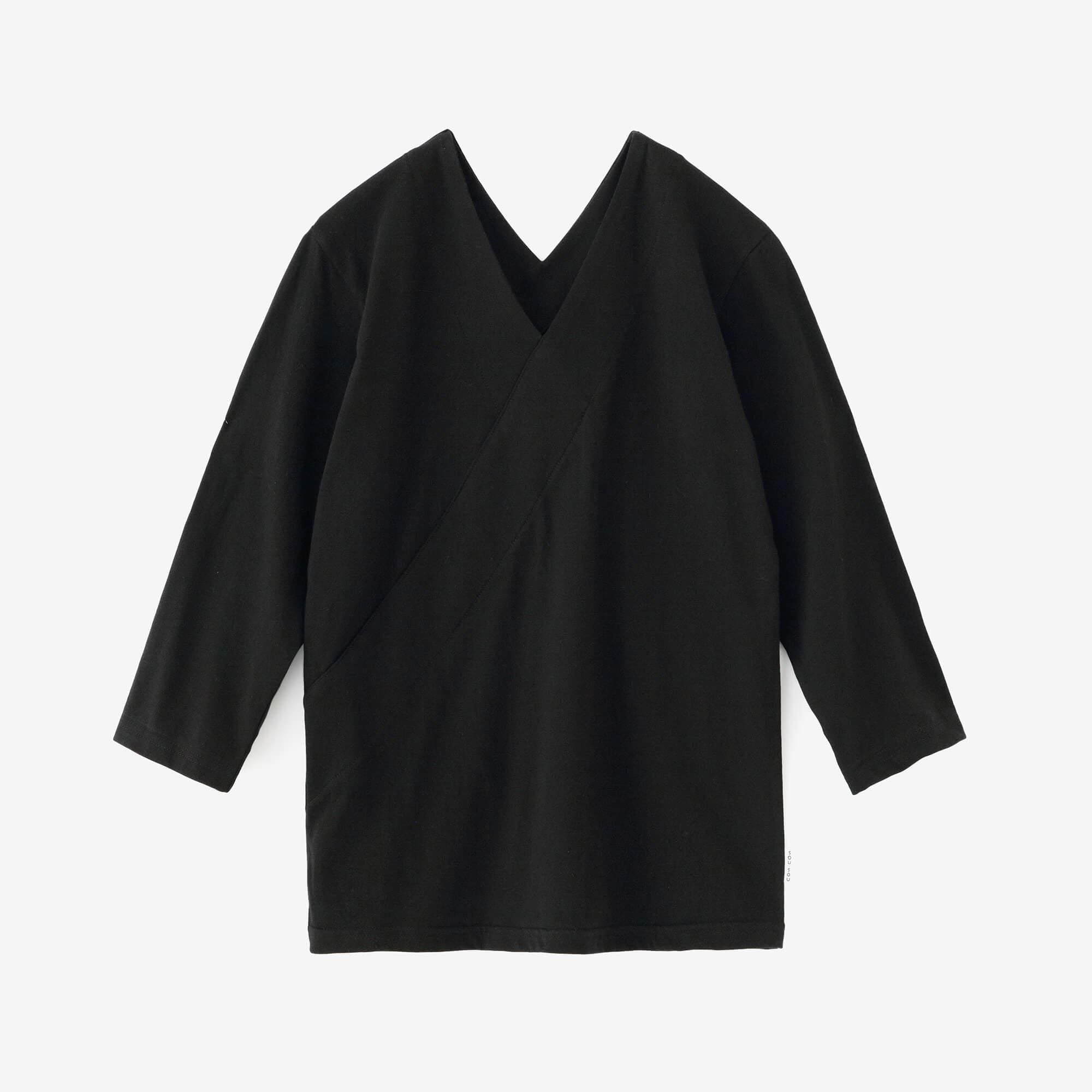 3月3日頃発送予定】抜衿ジバン 七分丈／江戸紫（えどむらさき）