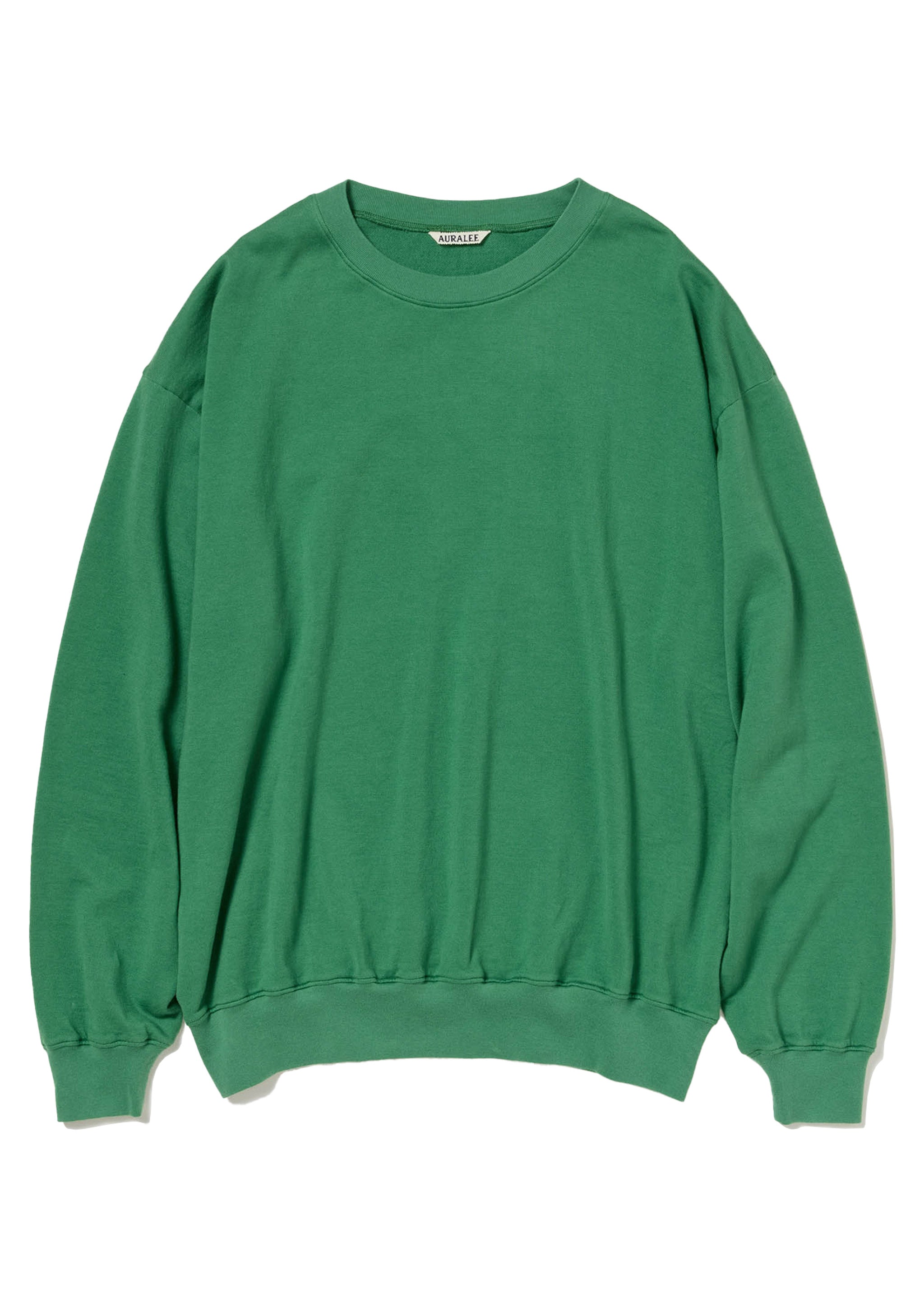 AURALEE - SUPER HIGH GAUGE SWEAT P/O GREEN – SOLAR MTP