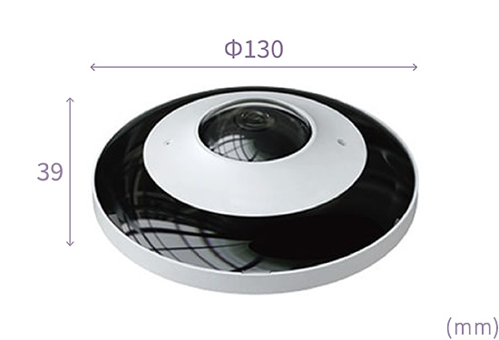 Secula SCL-06FA01】6MPフィッシュアイ IPネットワークカメラ