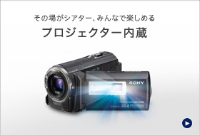 HDR-PJ590V | デジタルビデオカメラ Handycam ハンディカム | ソニー