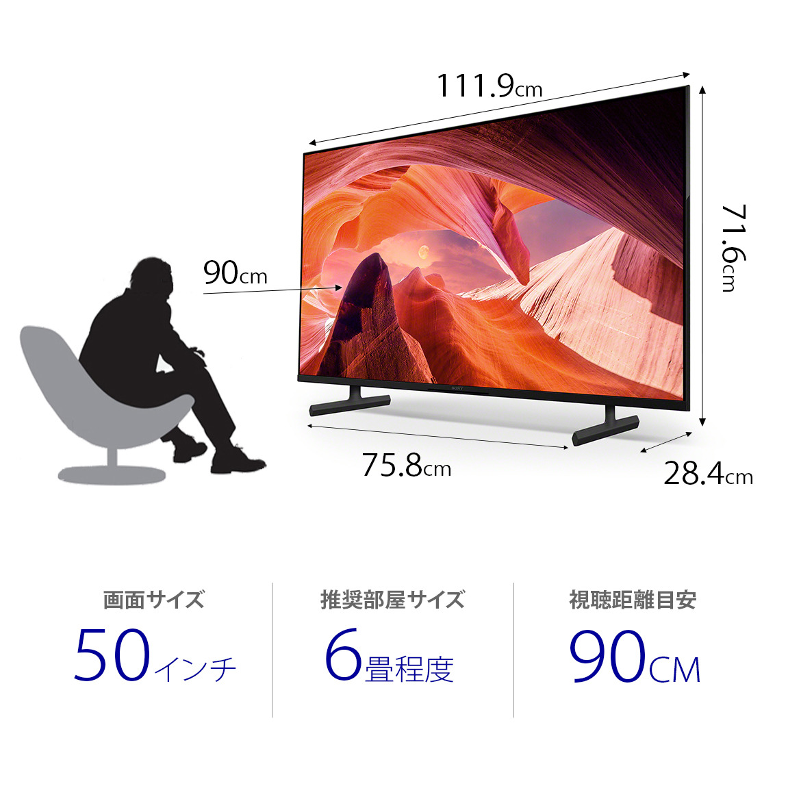 KJ-50X80L 購入 | テレビ ブラビア | ソニー