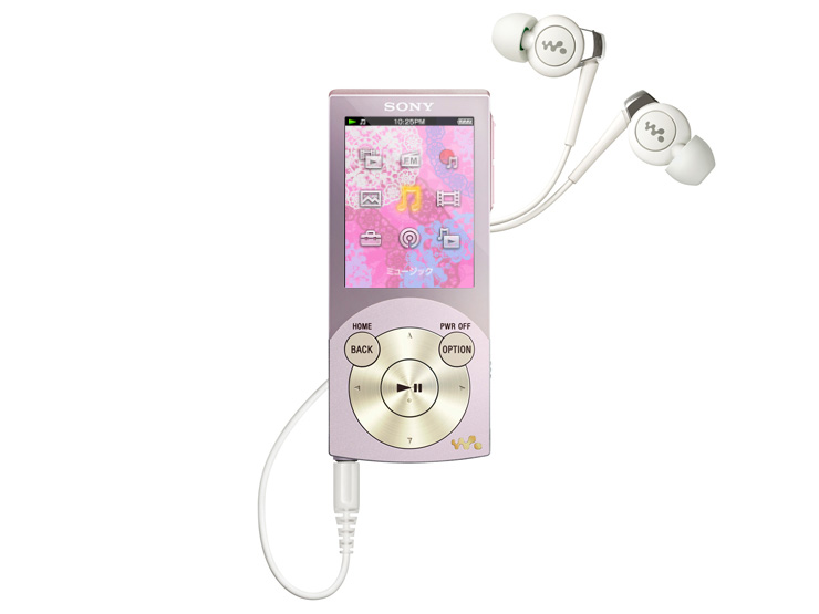 NW-S644/PI 特長 : デザイン | ポータブルオーディオプレーヤー