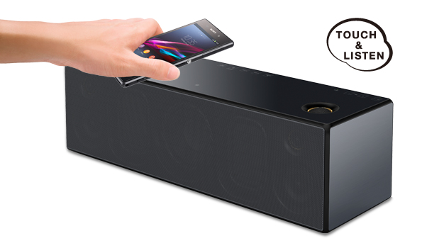 SRS-X9 特長 : Bluetooth＆NFC搭載 | アクティブスピーカー／ネック