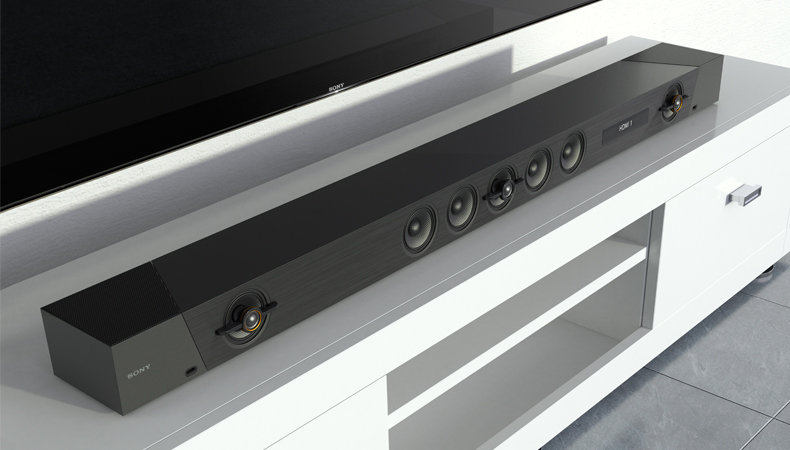 HT-ST5000 特長 : デザイン | サウンドバー／ホームシアターシステム