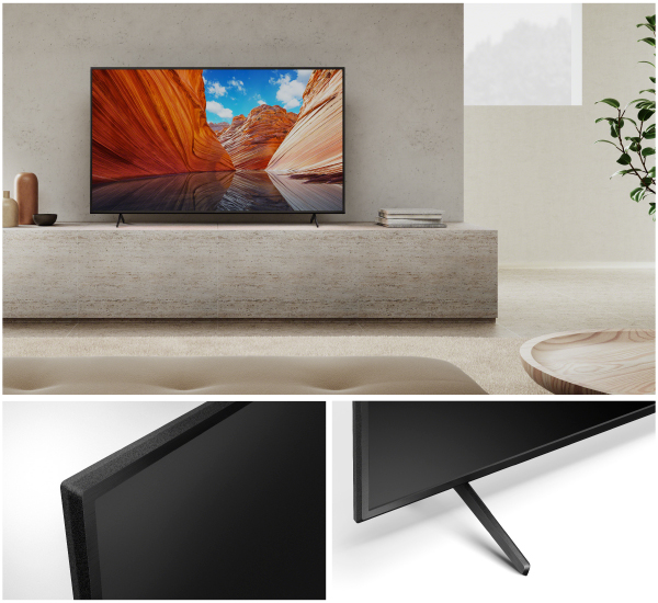 X80Jシリーズ 特長 : デザイン・安全設計 | テレビ ブラビア | ソニー