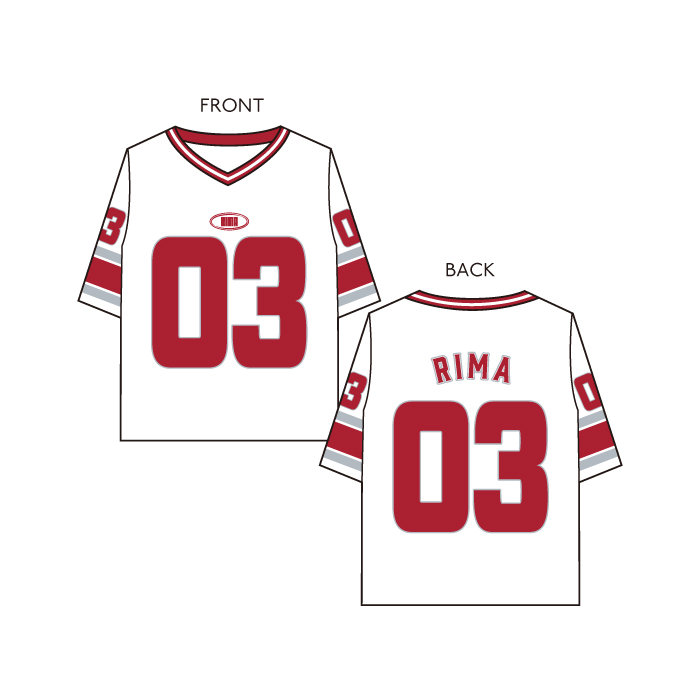 ﾕﾆﾌｫｰﾑTｼｬﾂ/RIMA【L】・NiziU | Sony Music Shop・CD・DVD・ﾌﾞﾙｰﾚｲ