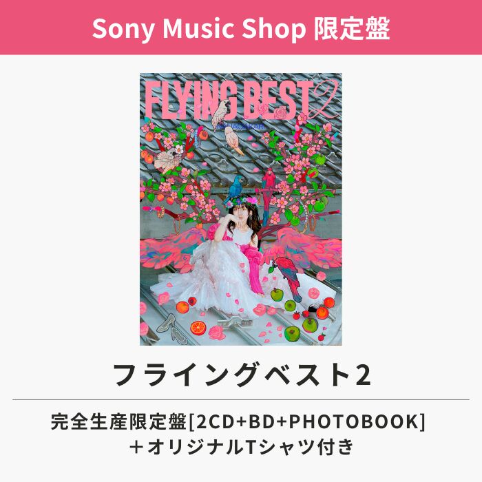 Sony Music Shop限定盤】ﾌﾗｲﾝｸﾞﾍﾞｽﾄ2【完全生産限定盤+Tｼｬﾂ】・ﾅﾅｦｱｶﾘ