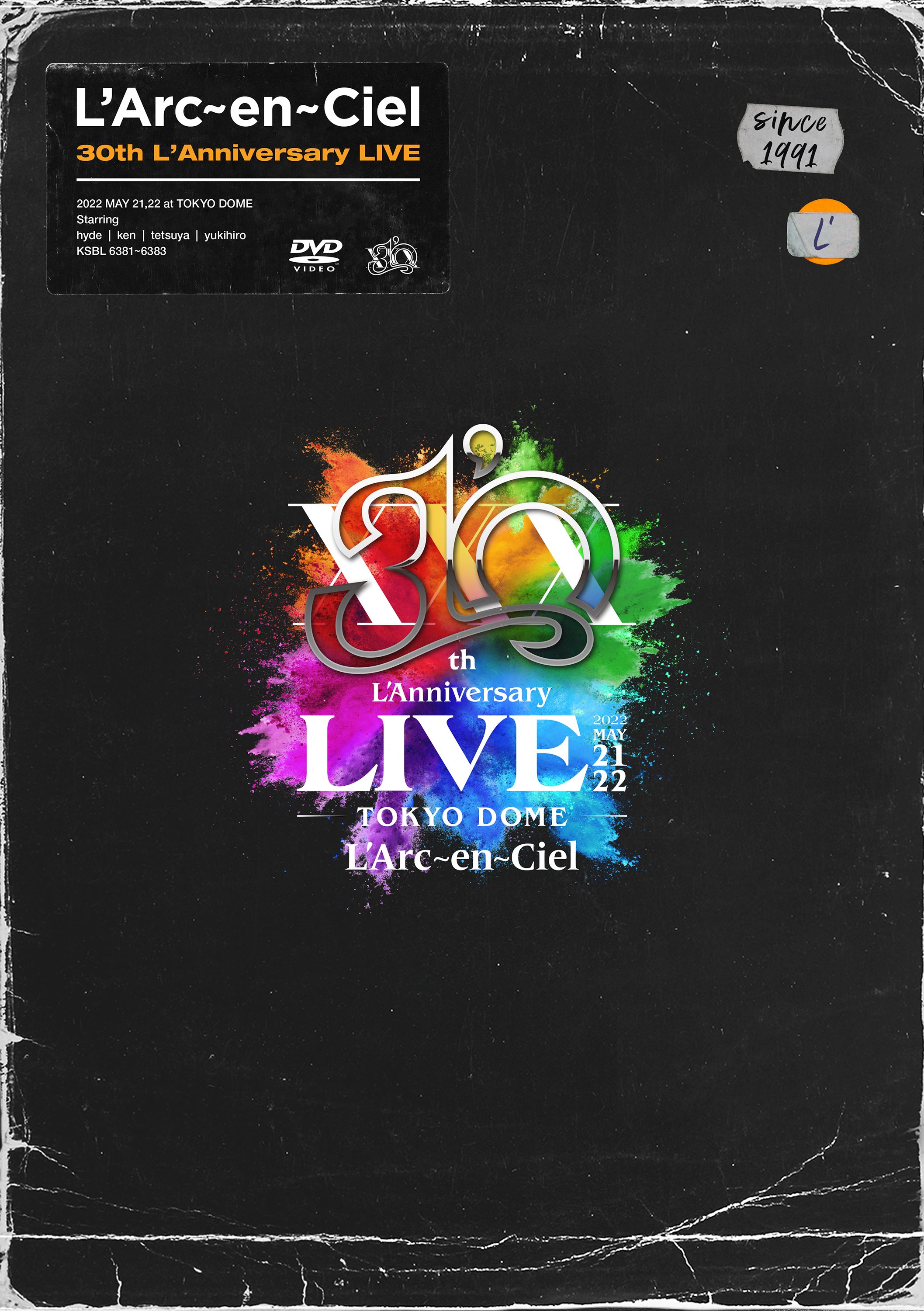 L'Arc～en～Ciel 30th L'Anniversary LIVE【通常盤】[DVD]・L'Arc～en
