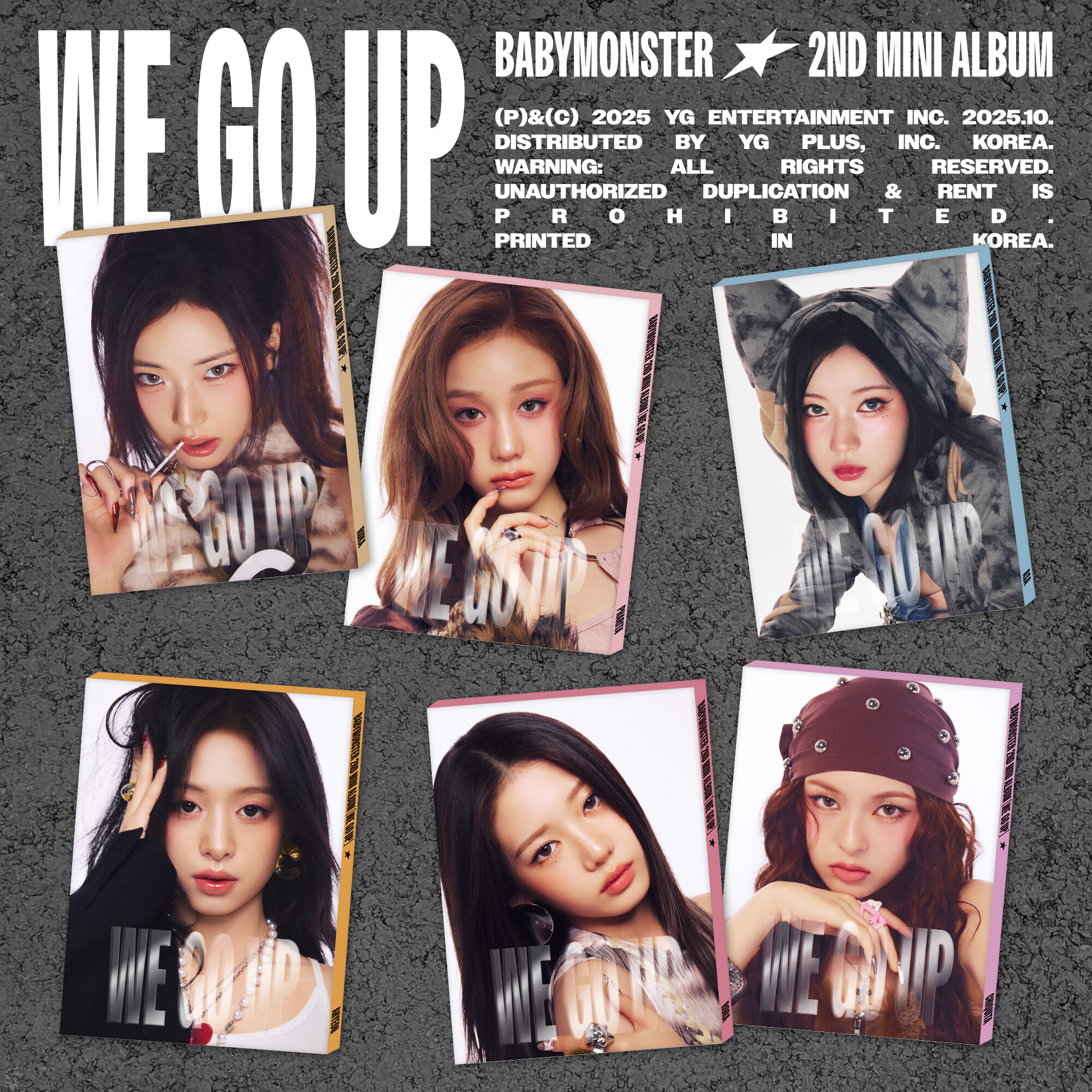 WE GO UP [PATTERN Ver. AHYEON]【完全生産限定盤】・BABYMONSTER