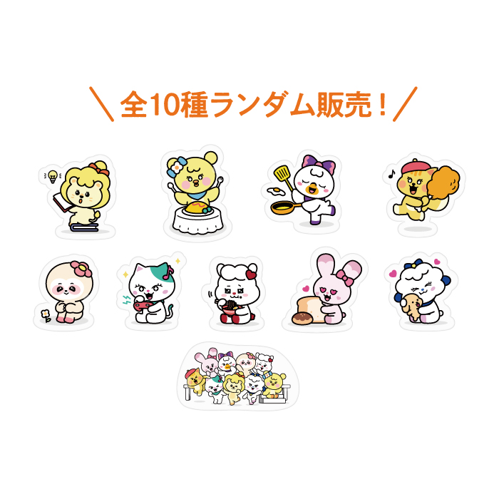 ﾗﾝﾀﾞﾑぷくぷくｽﾃｯｶｰ・NiziU | Sony Music Shop・CD・DVD・ﾌﾞﾙｰﾚｲ