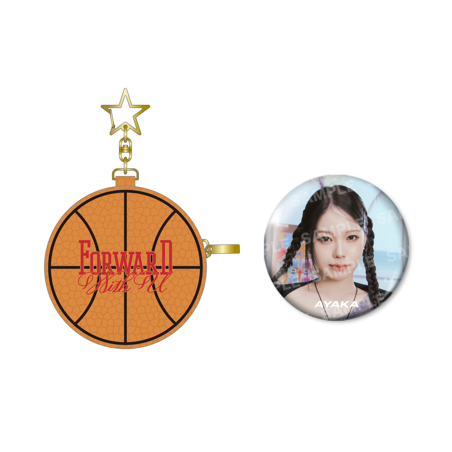 缶ﾊﾞｯﾁﾎﾟｰﾁｾｯﾄ【AYAKA】・NiziU | Sony Music Shop・CD・DVD・ﾌﾞﾙｰﾚｲ