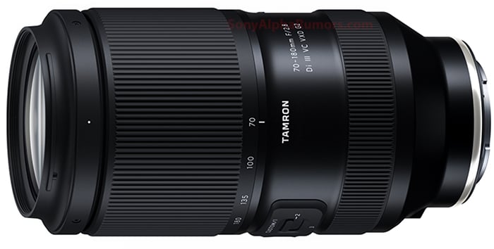 First leaked image of the new Tamron 70-180mm f/2.8 GII E-mount