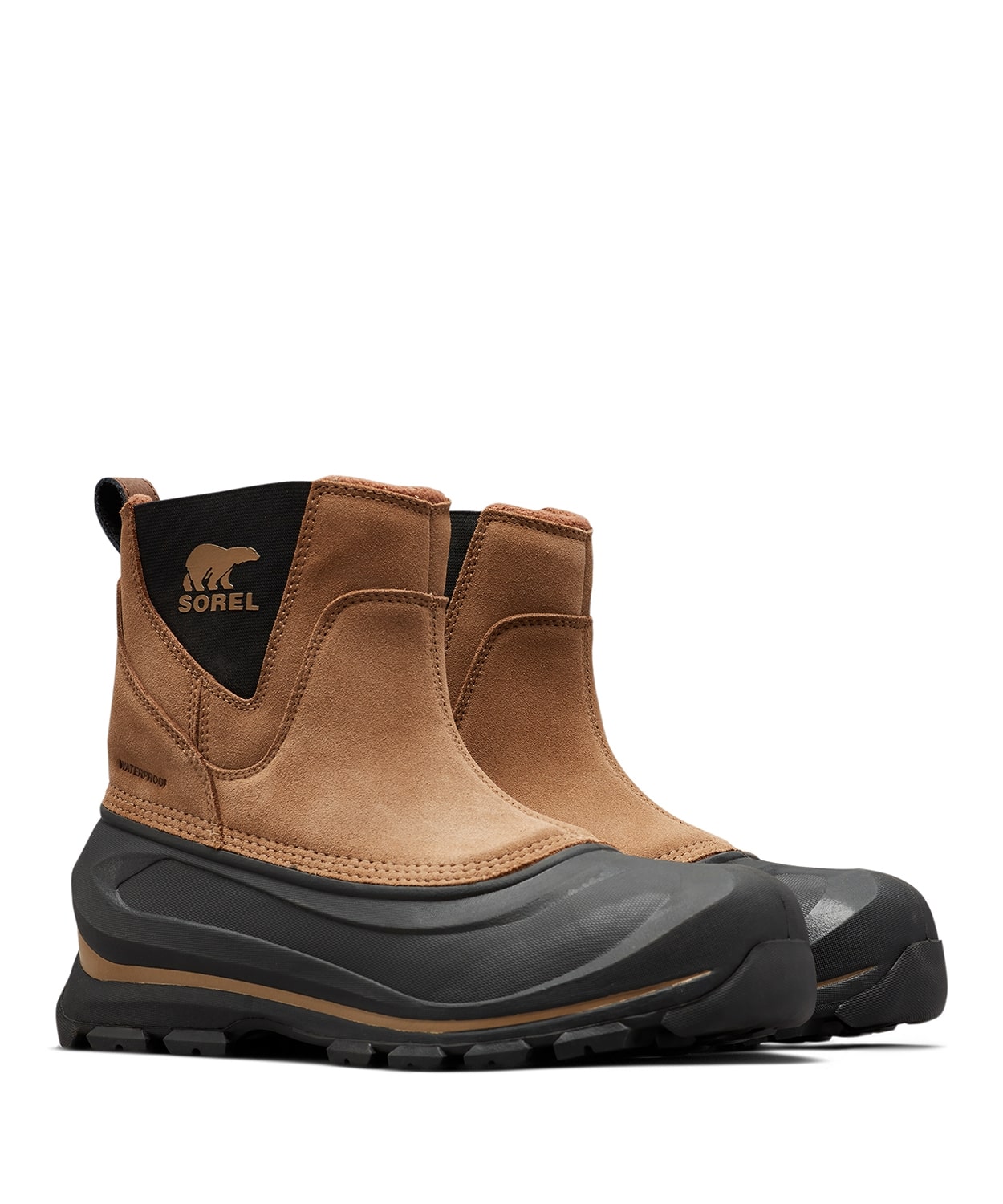 バクストン プルオンブーツ ウォータープルーフ(25 Delta Black