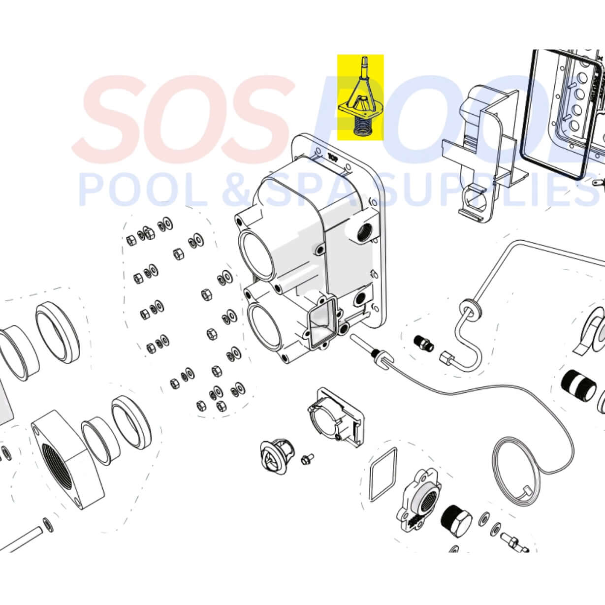 Jandy Pro Series Bypass Kit For JXI Heaters | R0589800