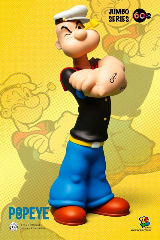 フィギュア専門店 -ソダチトイズ / ZCWO Popeye ポパイ 60cm ビニール
