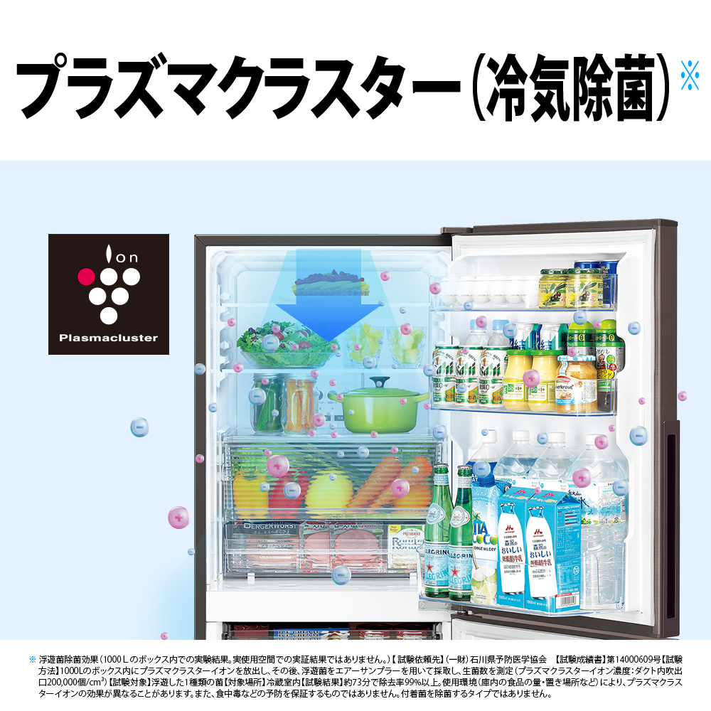 冷蔵庫 ホワイト系 SJ-PD28H-W ［280L /2ドア /右開きタイプ］｜の通販