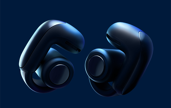 完全ワイヤレスイヤホン Bose Ultra Open Earbuds ルナブルー