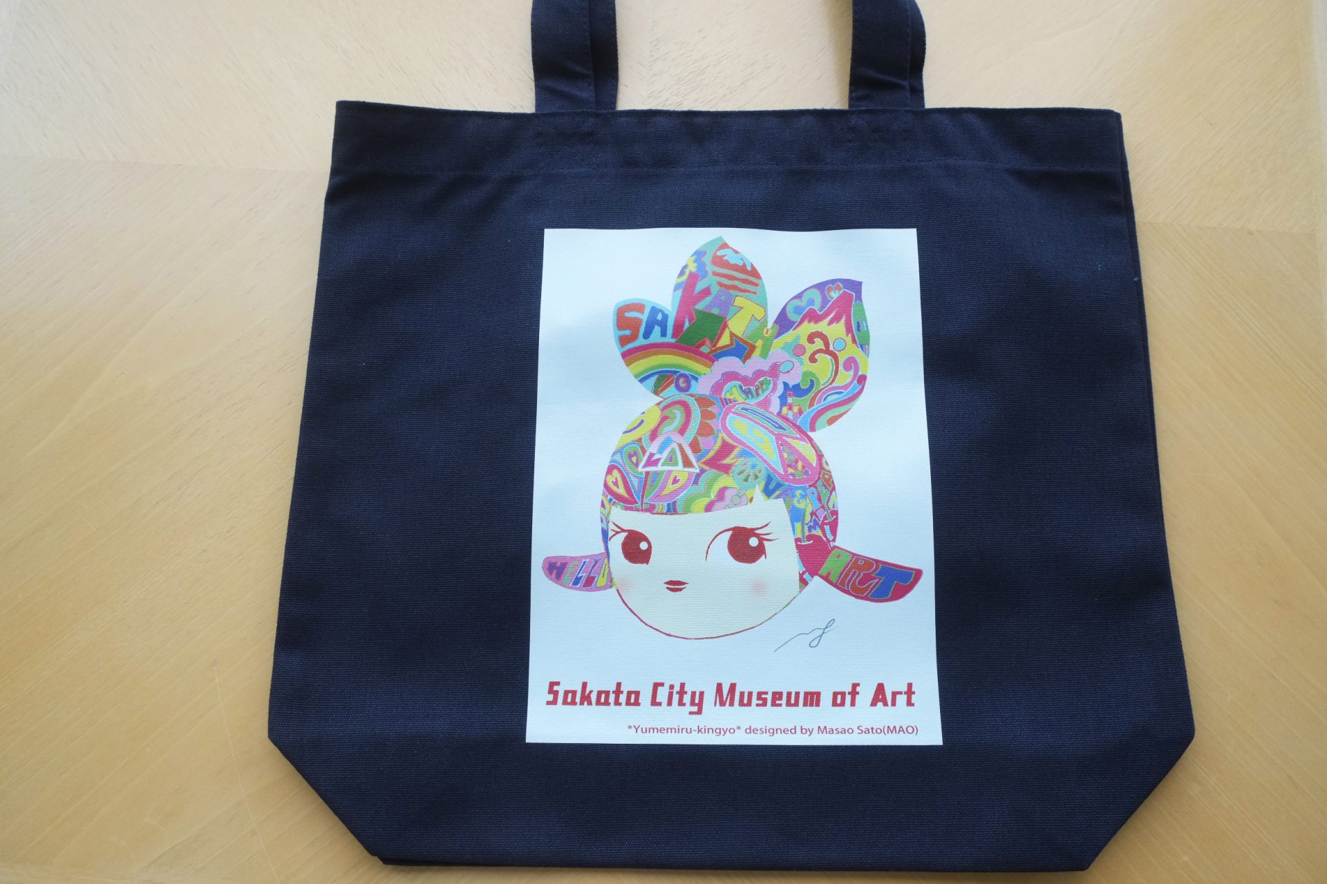 オリジナルトートバッグ佐藤真生デザイン«夢見る金魚»再販します