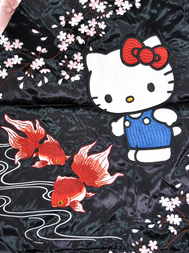 サンリオ ハローキティ リバーシブルスカジャン サクラスタイル