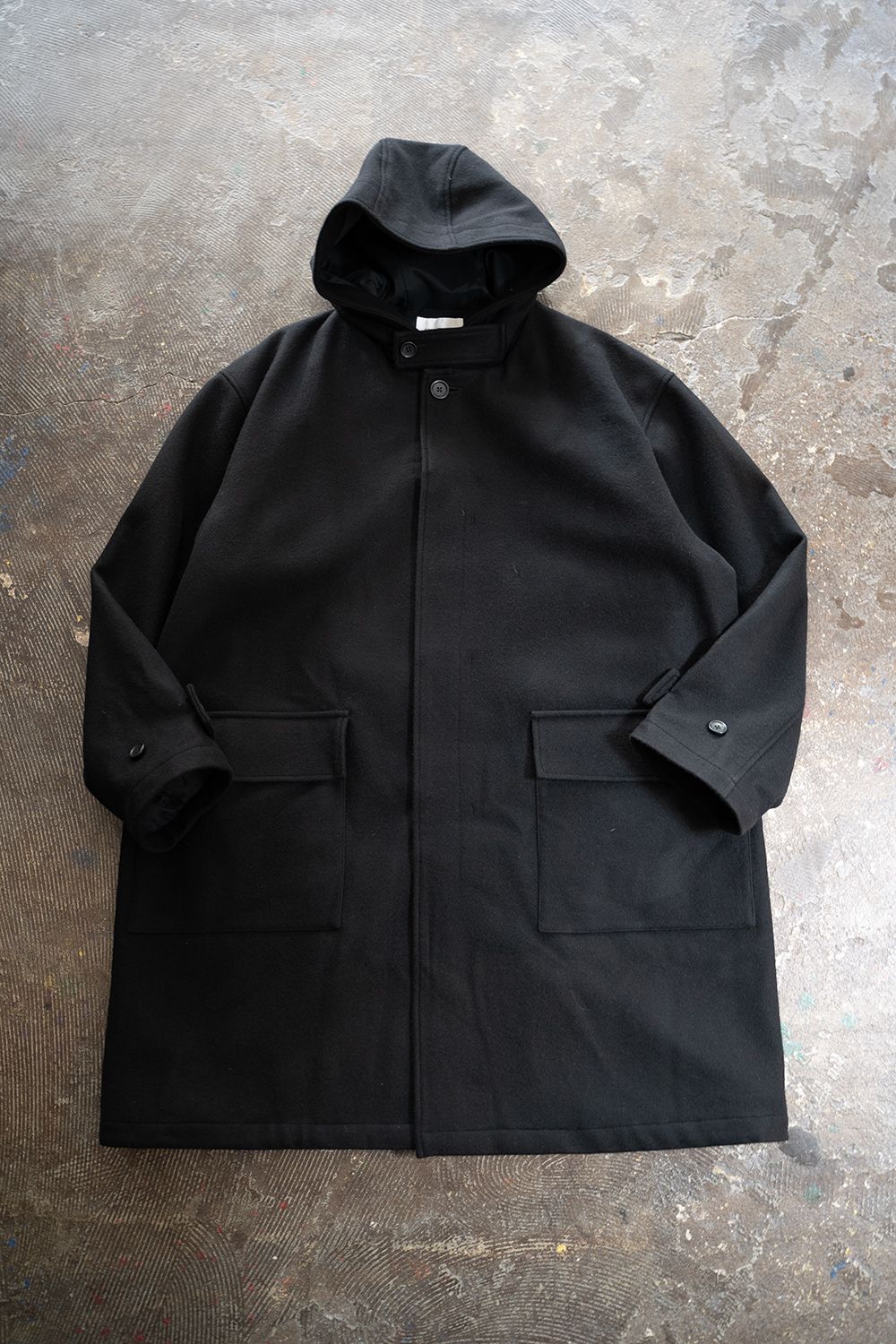 STILL BY HAND - 【ラスト1点】【24AW】ラムウールメルトンフード