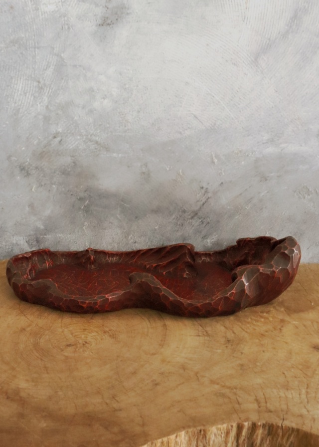 讃岐彫り茶盤 茶器 煎茶 盆栽台 木製盆 木工芸 民藝 彫刻 茶器 煎茶