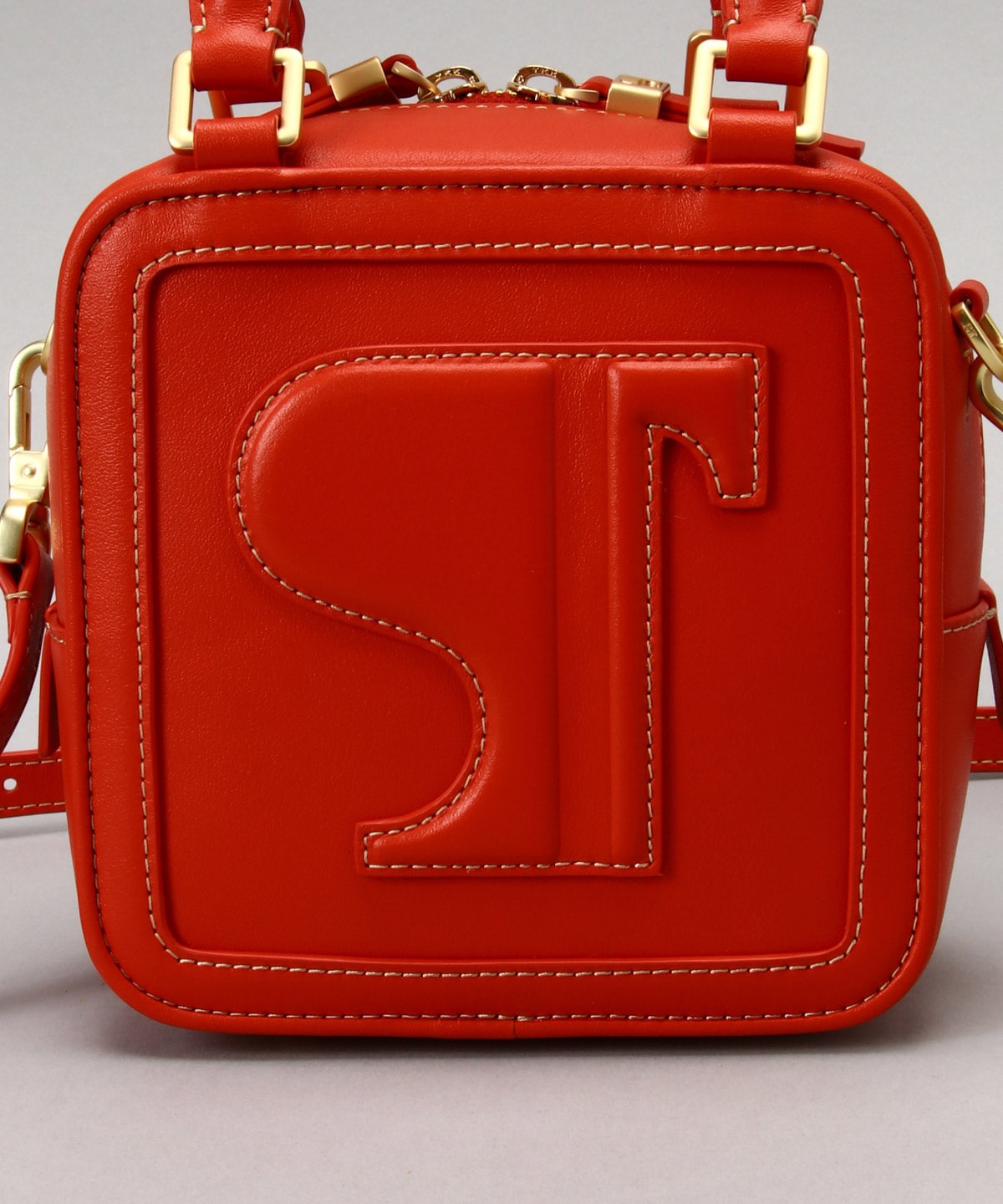 Pomme d'espoir サック ア ラ モード ミニハンドバッグ(FREE オレンジ