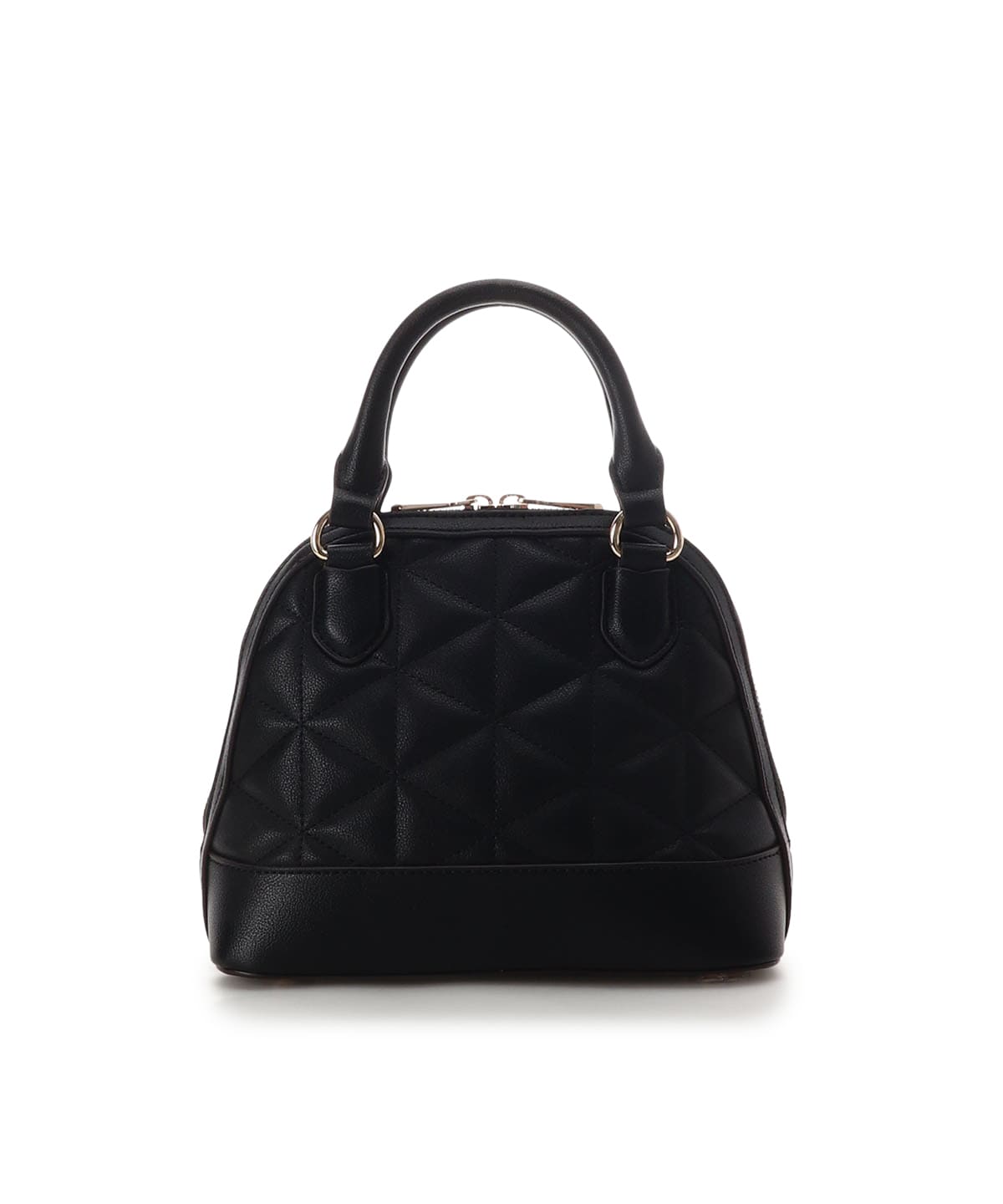 キルティングスタッズハンドバッグ（小）(FREE ブラック
