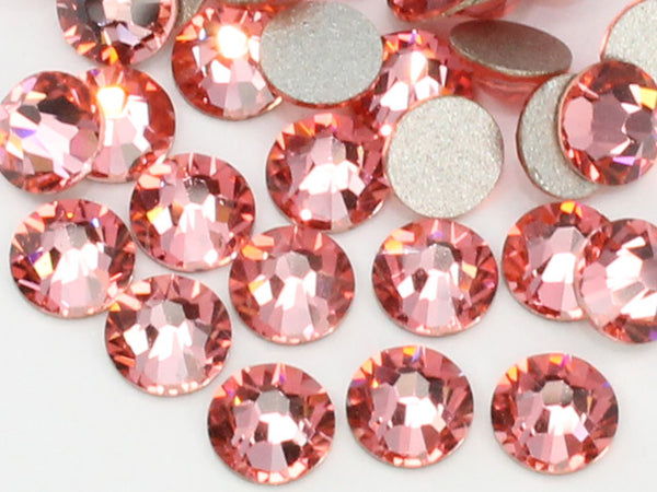 スワロフスキー ローズピーチ-#2058 4-ラインストーン・スワロフスキー