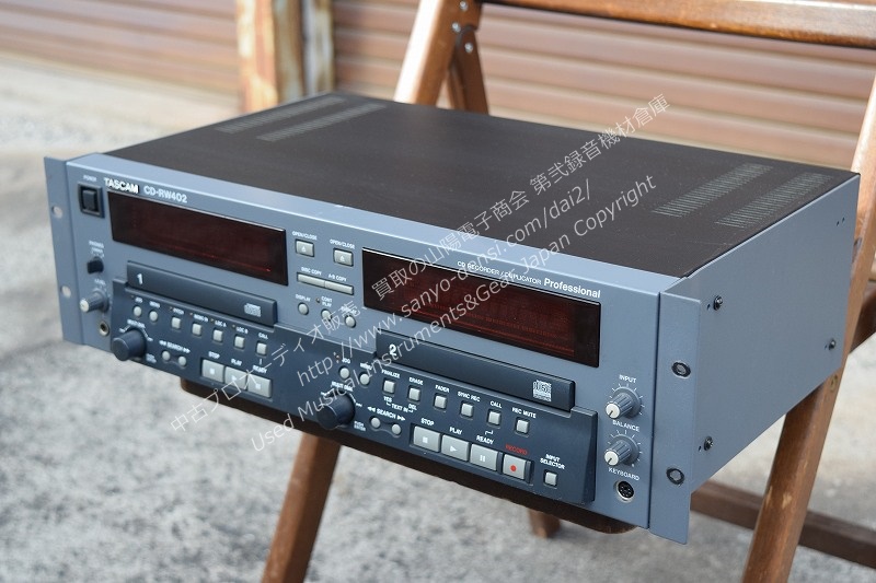 TASCAM CD-RW402 CDレコーダー/デュプリケーター｜中古 山陽電子商会
