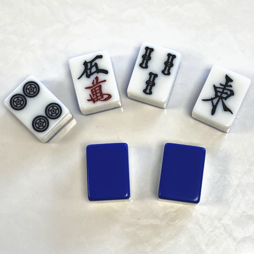 全自動麻雀卓用麻雀牌 アモスBNスペア牌「青色」（AMOSレックス