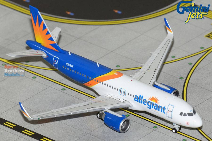 GEMGJ2326 1:400 Gemini Jets Allegiant Air Airbus A320 #N252NV (pre