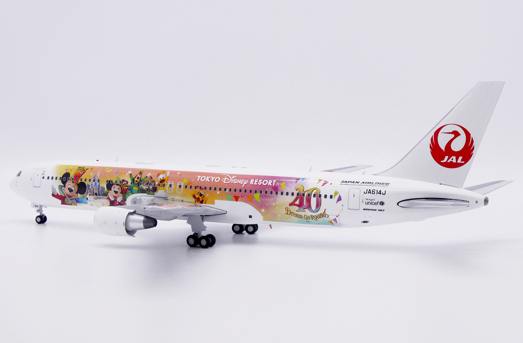 航空機・ヘリコプター JAL B767-300ER Disney100 1/400 JC Wings
