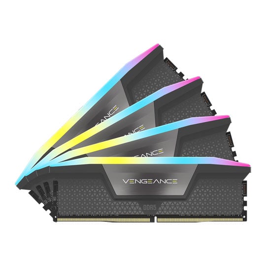 Corsair Vengeance RGB Grey 64GB 5600MHz Dual Profile DDR5 Memory