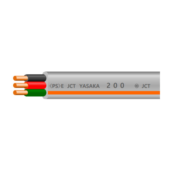 VVF 3C X 2.6mm 200V用(黒・赤・緑) 100m巻: 電線・ケーブル - 蛙屋