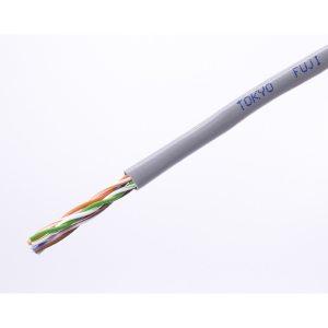 EM-Cat.5e U/UTP 0.5-4P EM-NSEDT 赤 300m巻: 通信ケーブル - 蛙屋