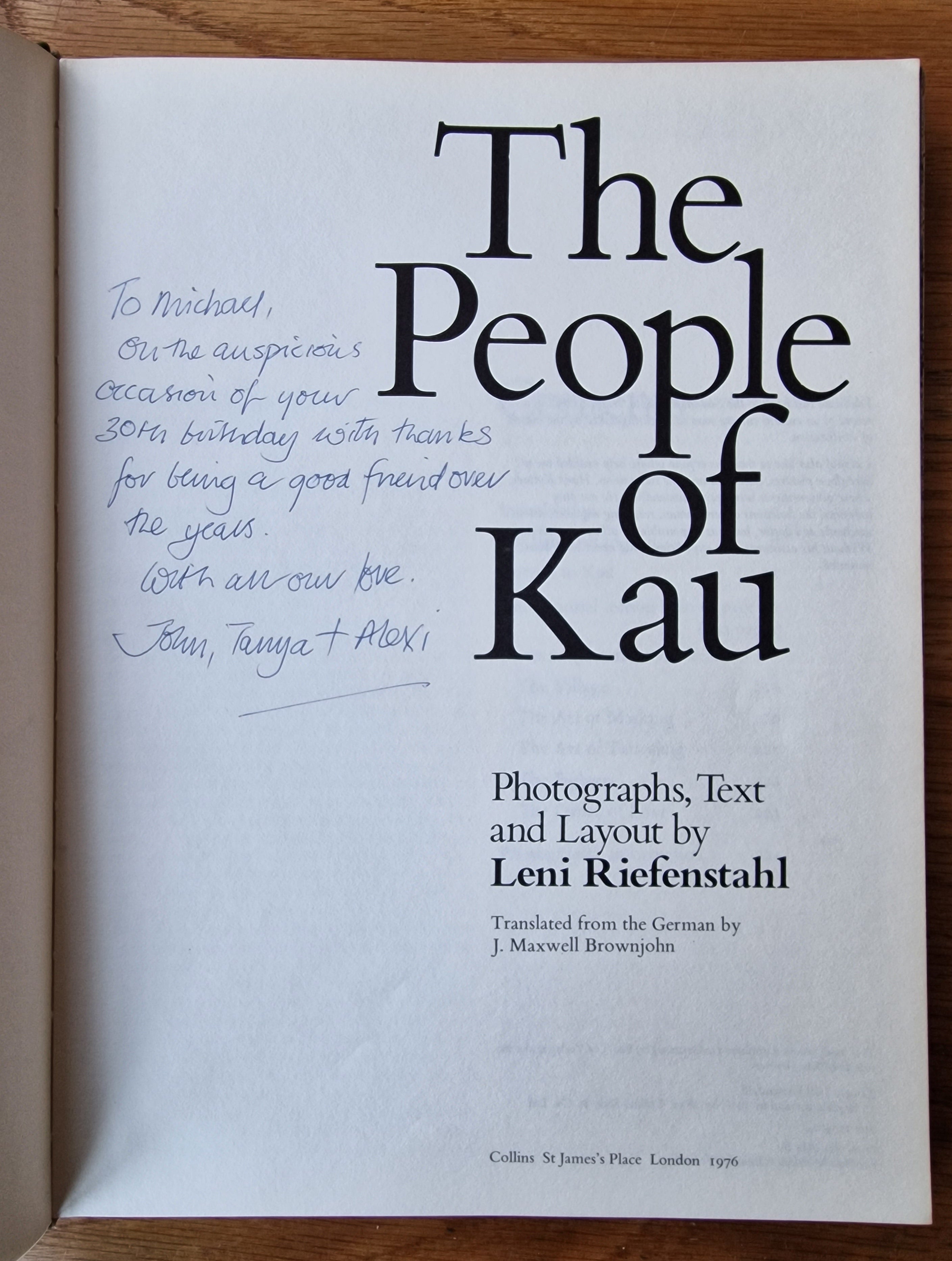 Buy People of Kau (Die Nuba von Kau) by Leni Riefenstahl Online