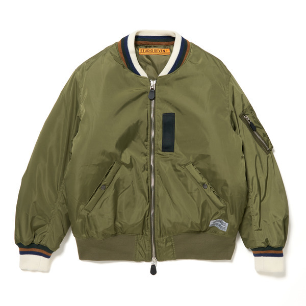 Knit Rib MA-1 Jacket | STUDIO SEVEN (スタジオ セブン)