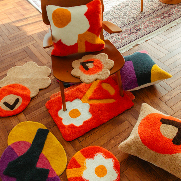 STUDIO SEVEN x MIYOSHI RUG Cushion | STUDIO SEVEN (スタジオ セブン)