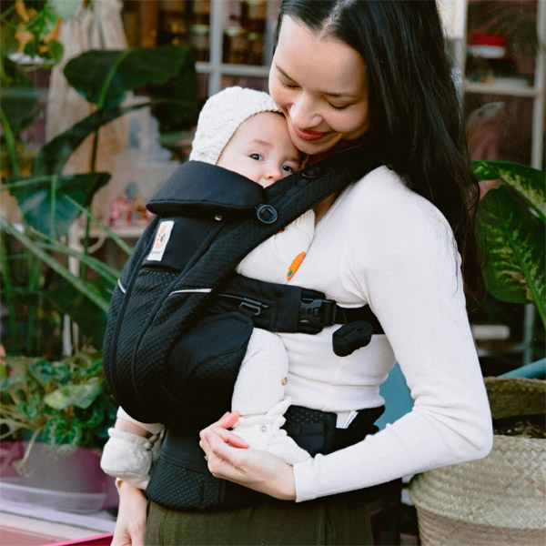 ErgoBabyCarrier オムニ ブリーズ オニキスブラック 専用カバー付き3点