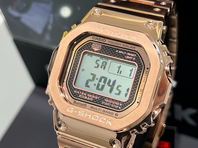 貴重！全面にローズゴールドIPを施したフルメタルG-SHOCK - 精光堂