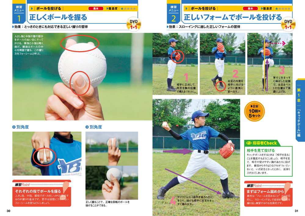 DVDでうまくなる！少年野球練習メニュー210｜西東社｜『人生を