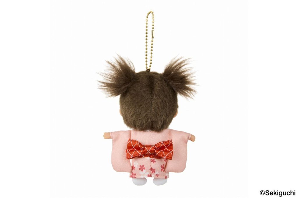 モンチッチ】さくら着物モンチッチ キーチェーン | ぬいぐるみのセキグチ