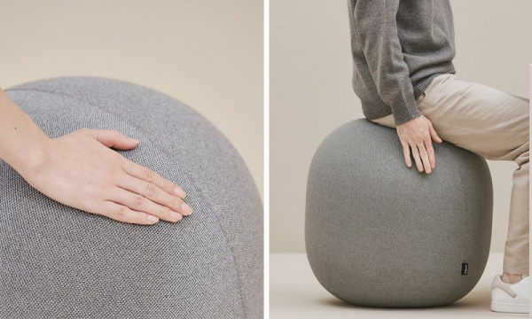 バランスボール マロウ ニット / グレー& MEDICAL（アンド メディカル