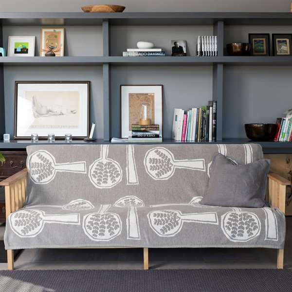 シュニールコットン シングルブランケット FOREST SPOON 140×180cm